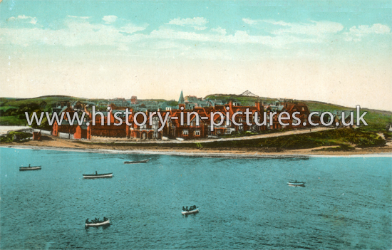 Alnmouth from Church Hill. c.1910
